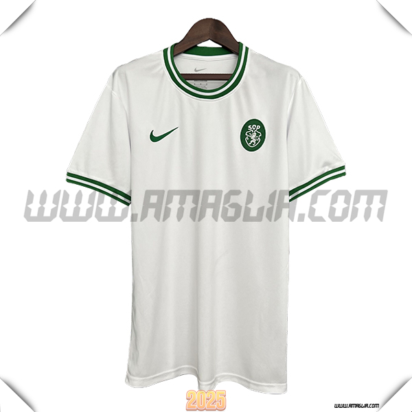 Maglia Calcio Sporting Edizione Speciale Bianco 2025 2026