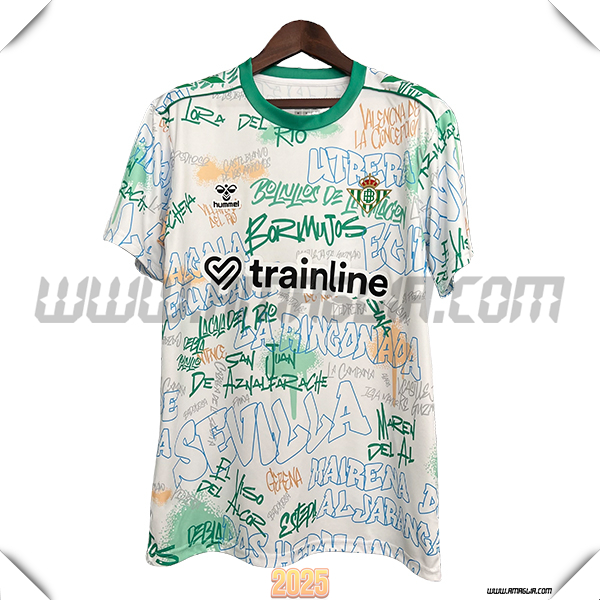 Maglia Calcio Real Betis Edizione Speciale Bianco/Verde 2025 2026