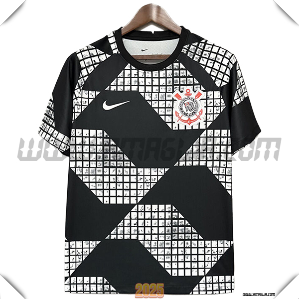 Maglia Calcio Corinthians Edizione Speciale Nero/Bianco 2025 2026