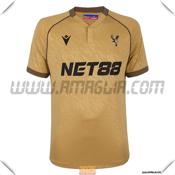 Nuovo Maglia da Crystal Palace Terzo 2025 2026 D'oro