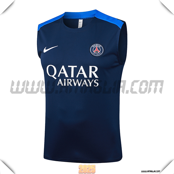 Canotta Allenamento PSG Blu Reale 2025 2026