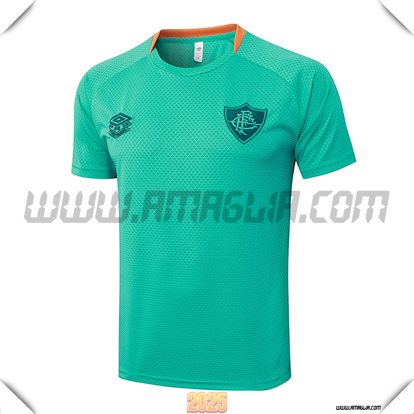 T Shirt Allenamento Fluminense Verde/Arancia 2025 2026