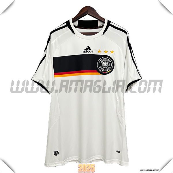 Prima Maglia da Germania 2008 Bianco/Nero