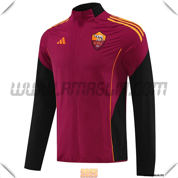 Giacca A Vento AS Roma viola/Nero/Arancia 2025 2026