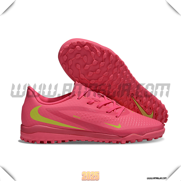 Nike Scarpe Da Calcio Phantom 6 Low Academy "Erling Haaland" Rosa/Verde