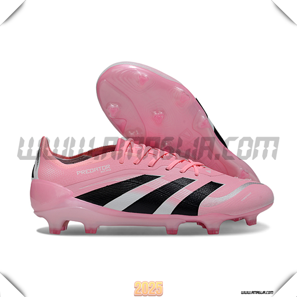 Adidas Scarpe Da Calcio 25 Predator Elite FG Rosa/Nero/Bianco