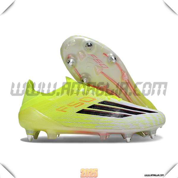 Adidas Scarpe Da Calcio F50 Elite SG Giallo/Nero/Bianco