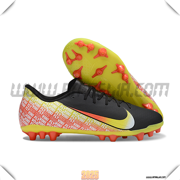 Nike Scarpe Da Calcio AIR ZOOM MERCURIAL VAPOR XVI ACADEMY X MBAPPE AG Nero/Giallo/Arancia