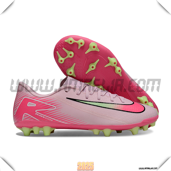 Nike Scarpe Da Calcio AIR ZOOM MERCURIAL VAPOR XVI ACADEMY X MBAPPE AG Rosa/Verde