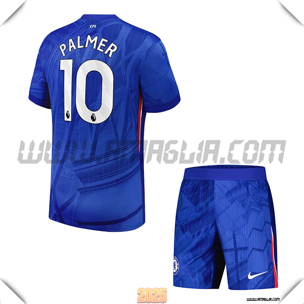 Kit Maglia da FC Chelsea Bambino Prima PALMER #10 Blu 2025 2026
