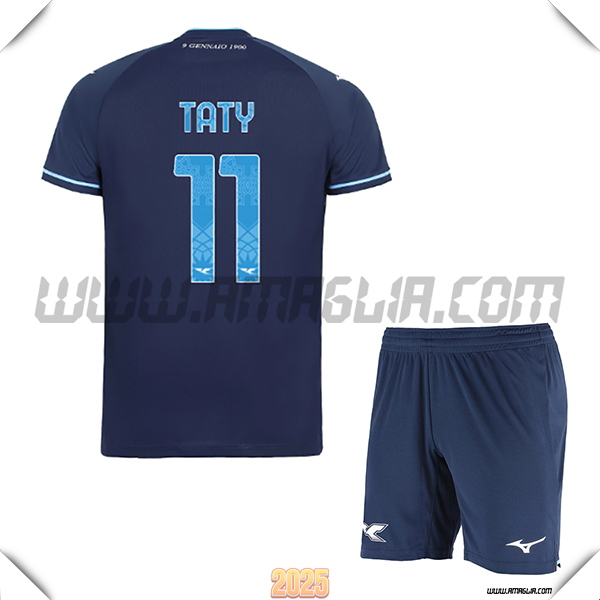 Kit Maglia da SS Lazio Bambino Terzo TATY #11 Blu Marina 2025 2026