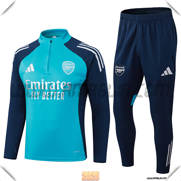 Tuta Calcio Arsenal Blu 2025 2026