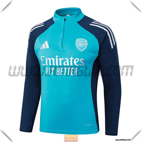 Felpa Allenamento Arsenal Blu 2025 2026