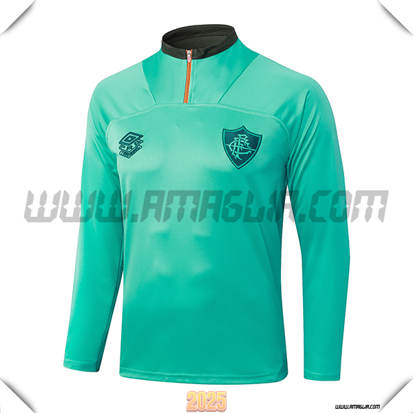 Felpa Allenamento Fluminense Verde/Marrone 2025 2026