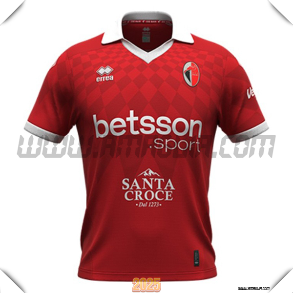 Nuovo Maglia da Bari Seconda Rosso/Bianco 2025 2026