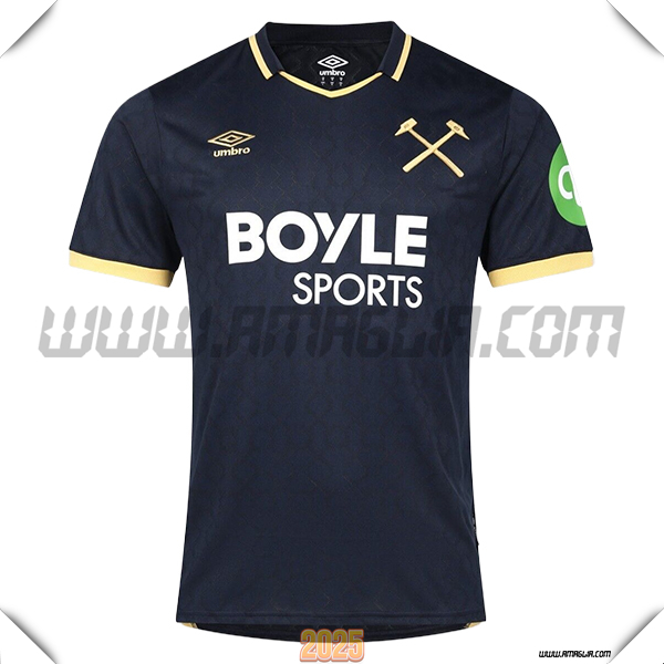 Nuovo Maglia da West Ham Terzo Nero 2025 2026