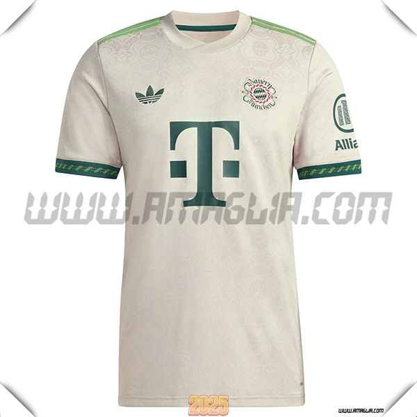 Maglia Calcio Bayern Monaco Oktoberfest Edition Beige/Verde 2025 2026