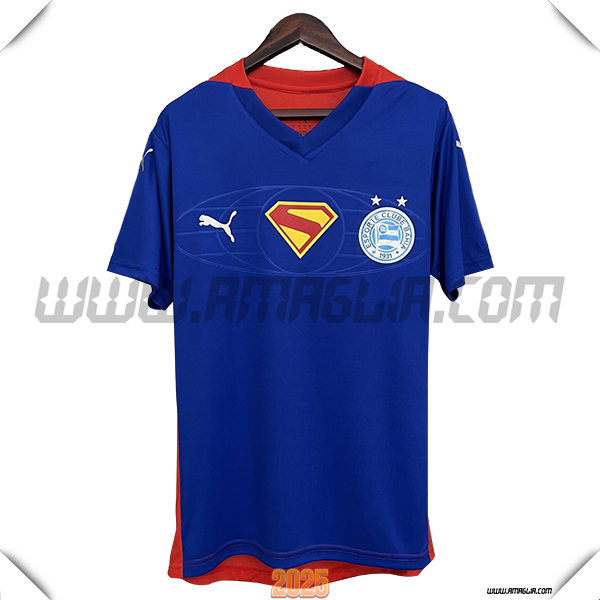 Maglia Calcio EC Bahia Superman Edition Blu/Rosso 2025 2026