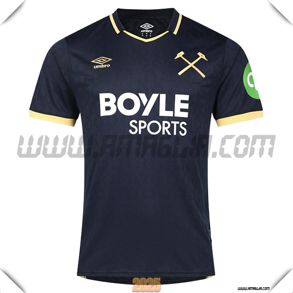 Nuovo Maglia da West Ham Terzo Nero 2025 2026