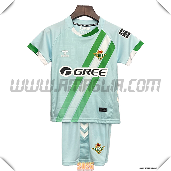 Nuovo Maglia da Real Betis Bambino Seconda Verde 2025 2026