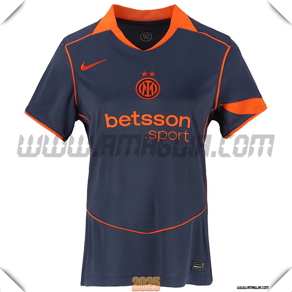Nuovo Maglia da Inter Milan Donne Terzo Blu Marina 2025 2026