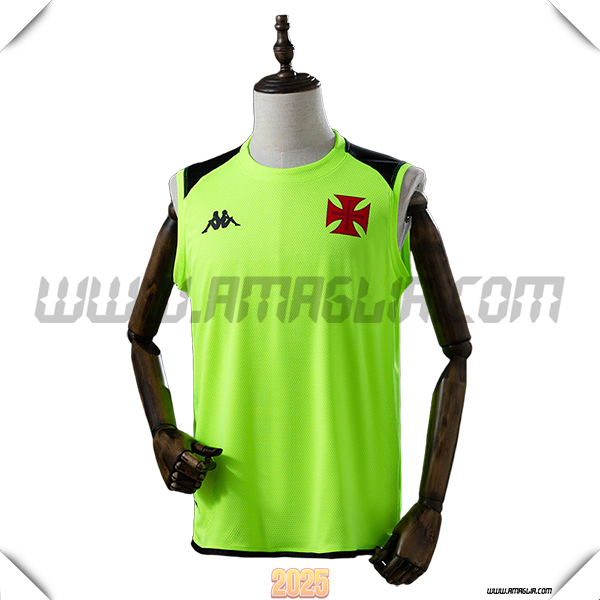 Canotta Allenamento Vasco Da Gama Verde/Nero 2025 2026