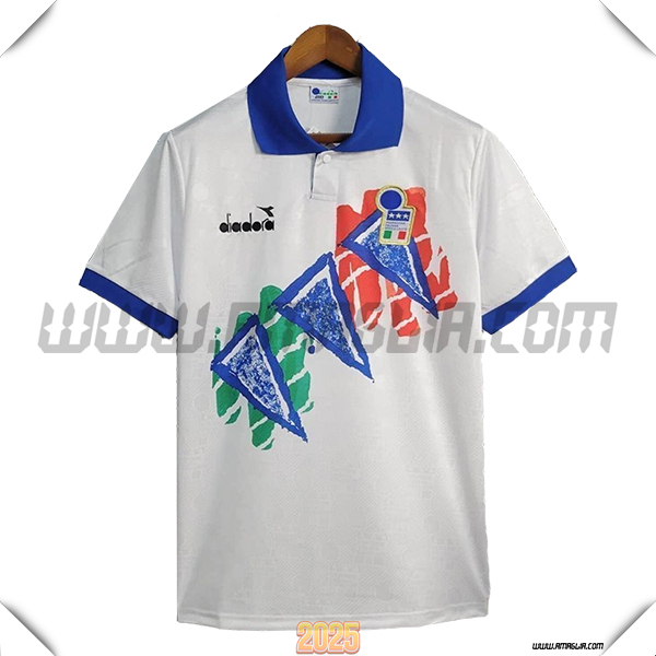 T Shirt Allenamento Italia Bianco/Blu 2025 2026