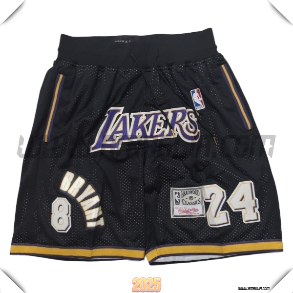 Pantaloncini NBA Los Angeles Lakers 2025/26 Nero