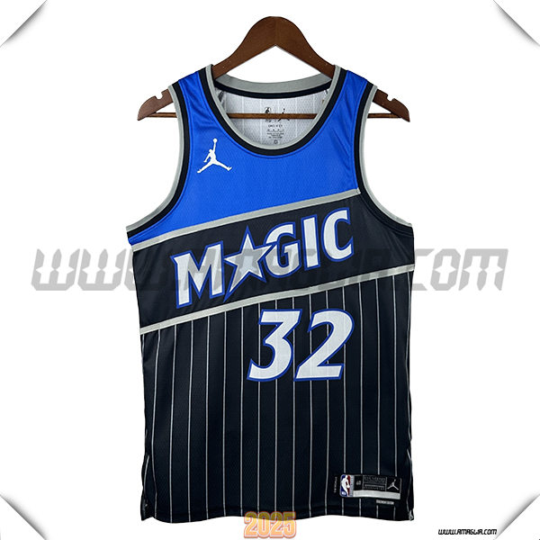 Maglia Orlando Magic (O'NEAL #32) 2025/26 Nero/Blu