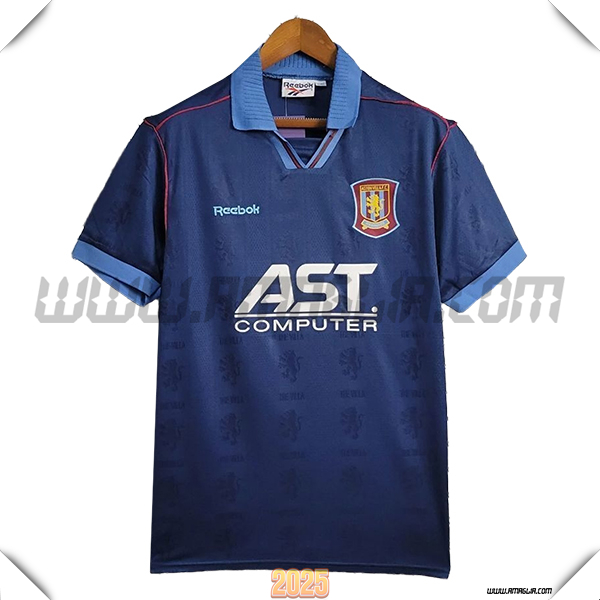 Seconda Maglia da Aston Villa 1995/1996 Blu Marino