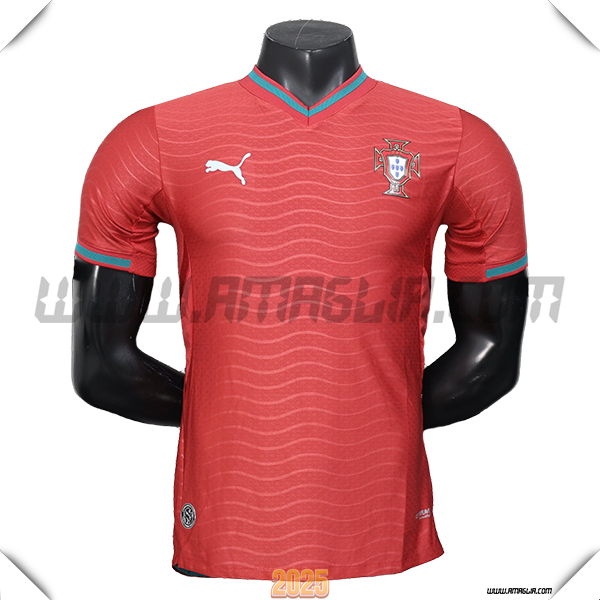 Prima Maglia Squadra Portogallo Coppa del Mondo 2026 Rosso