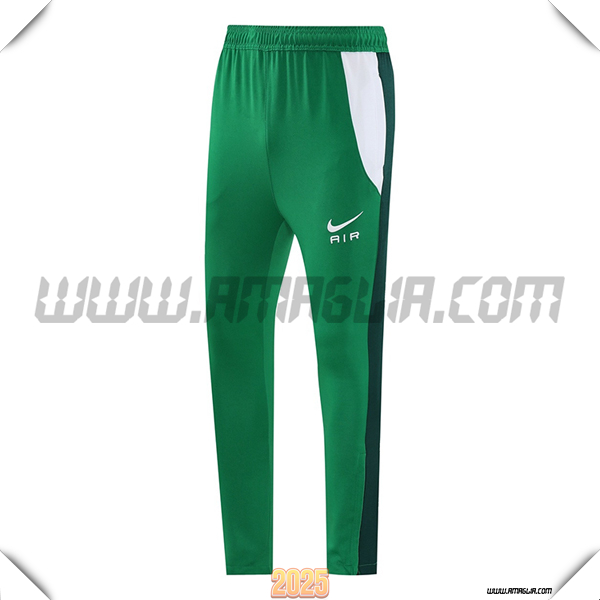 Pantaloni Allenamento Nike Verde/Bianco 2025 2026