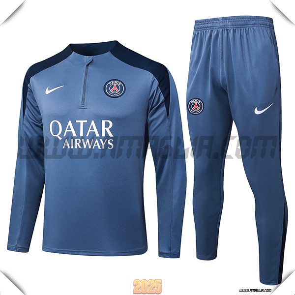 Tuta Calcio PSG Grigio 2025 2026