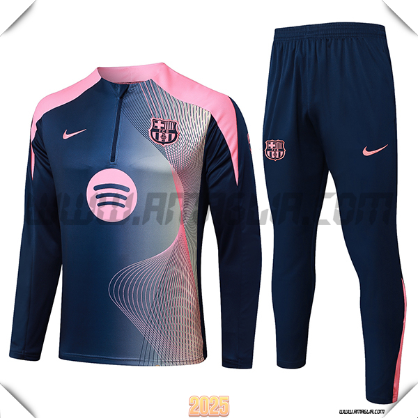 Tuta Calcio FC Barcellona Blu/Rosa 2025 2026