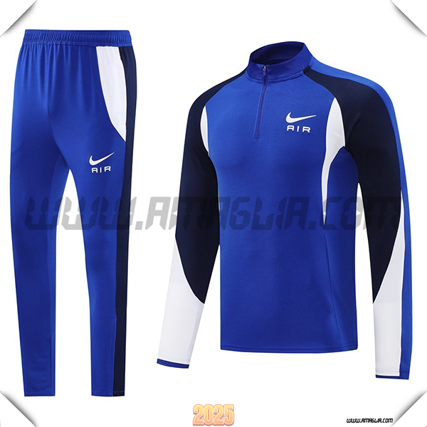 Tuta Calcio Nike Blu/Bianco 2025 2026 -02