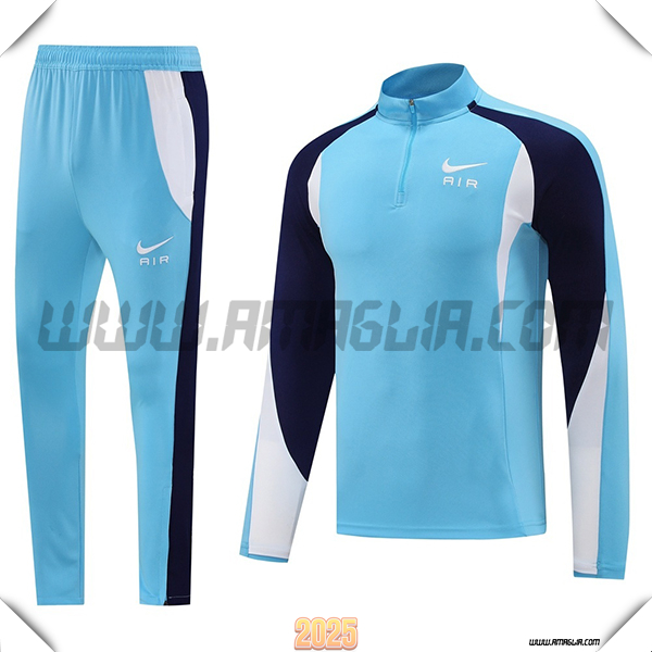 Tuta Calcio Nike Blu/Bianco 2025 2026 -03