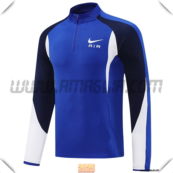 Felpa Allenamento Nike Blu/Bianco 2025 2026