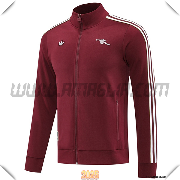 Giacca Calcio Arsenal Rosso/Bianco 2025 2026