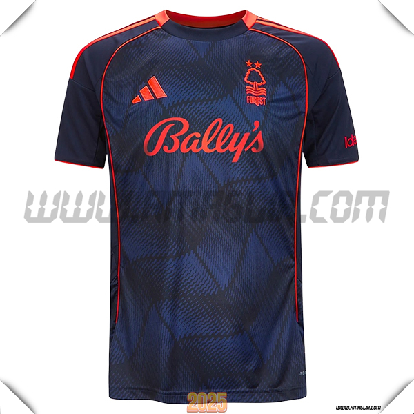 Nuovo Maglia da Nottingham Forest Terzo Blu Marino 2025 2026