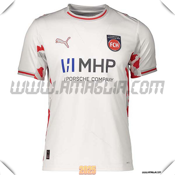 Nuovo Maglia da FC Heidenheim Terzo Bianco 2025 2026