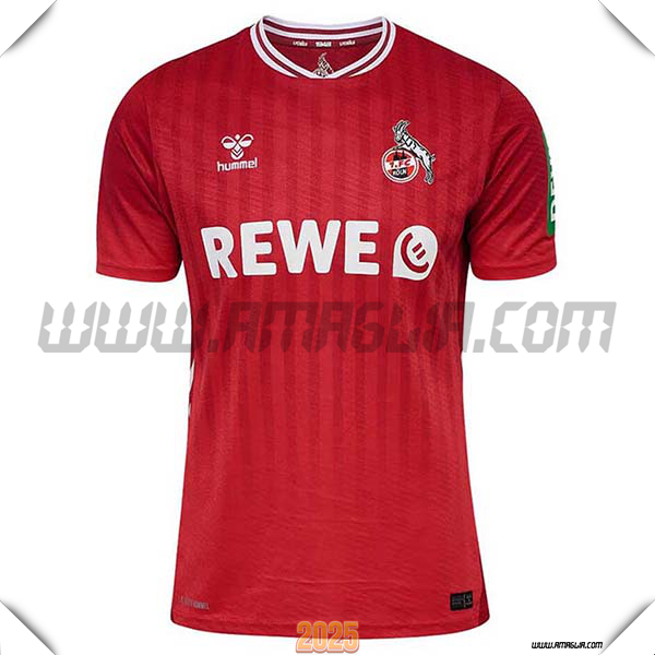 Nuovo Maglia da FC Koln Seconda Rosso 2025 2026