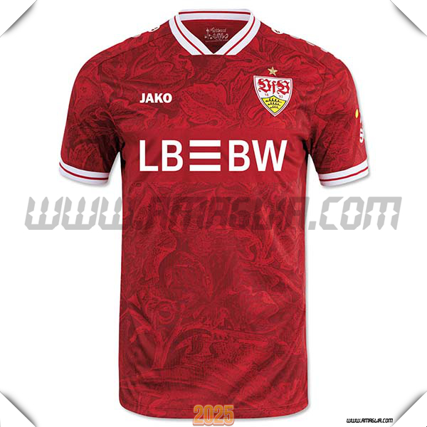 Nuovo Maglia da VfB Stuttgart Seconda Rosso 2025 2026