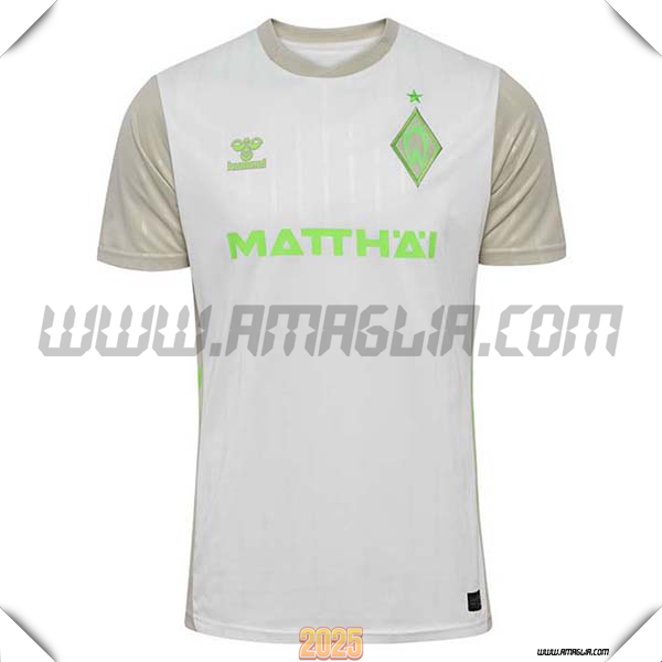 Nuovo Maglia da Werder Bremen Terzo Bianco/Verde 2025 2026