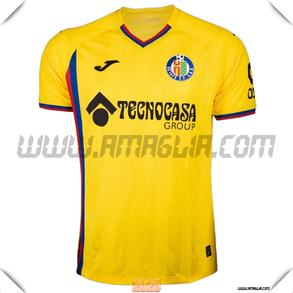 Nuovo Maglia da Getafe CF Terzo GIALLO 2025 2026