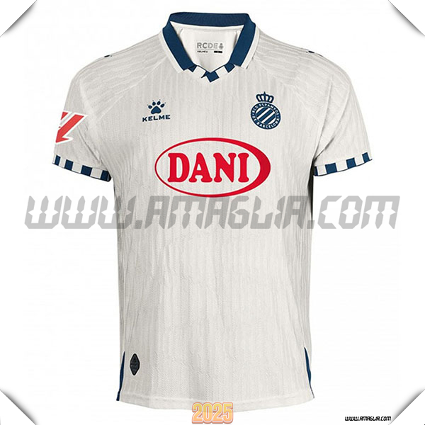 Nuovo Maglia da RCD Espanyol Seconda Bianco 2025 2026