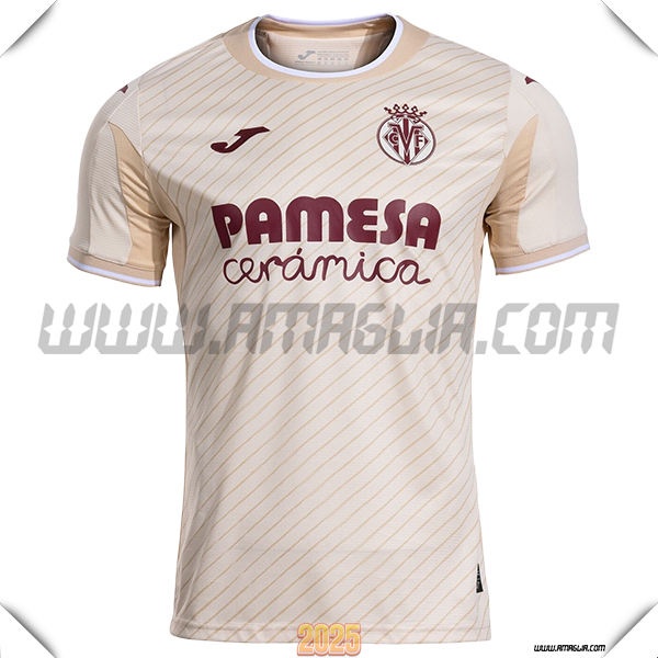 Nuovo Maglia da Villarreal CF Seconda Bianco 2025 2026