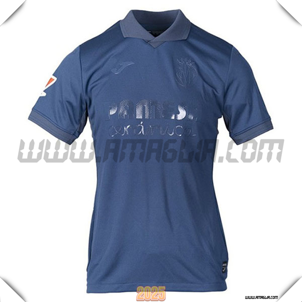 Nuovo Maglia da Villarreal CF Terzo Blu Marino 2025 2026