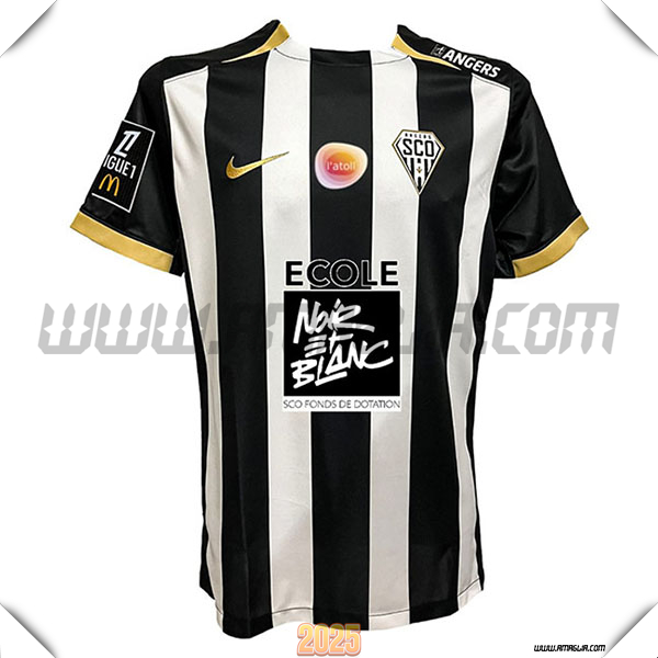 Nuovo Maglia da RC Lens Prima Nero/Bianco 2025 2026