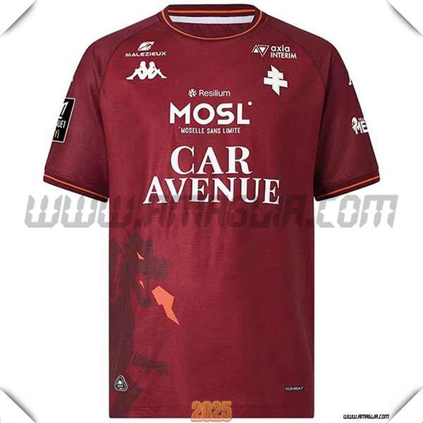 Nuovo Maglia da FC Metz Prima Rosso 2025 2026