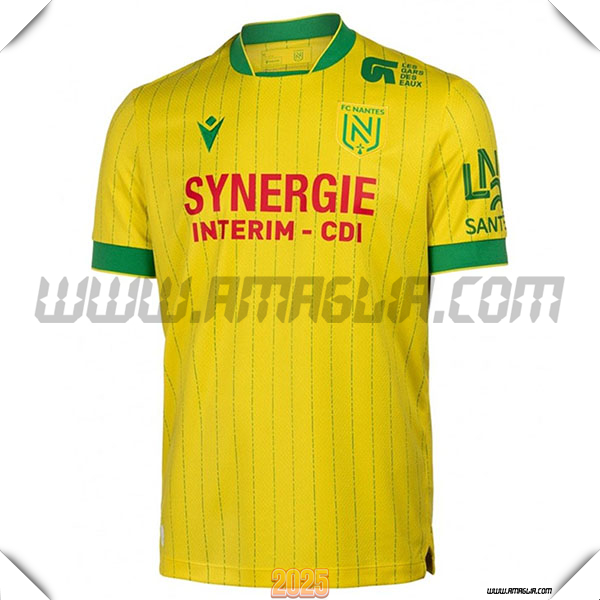 Nuovo Maglia da FC Nantes Prima GIALLO 2025 2026